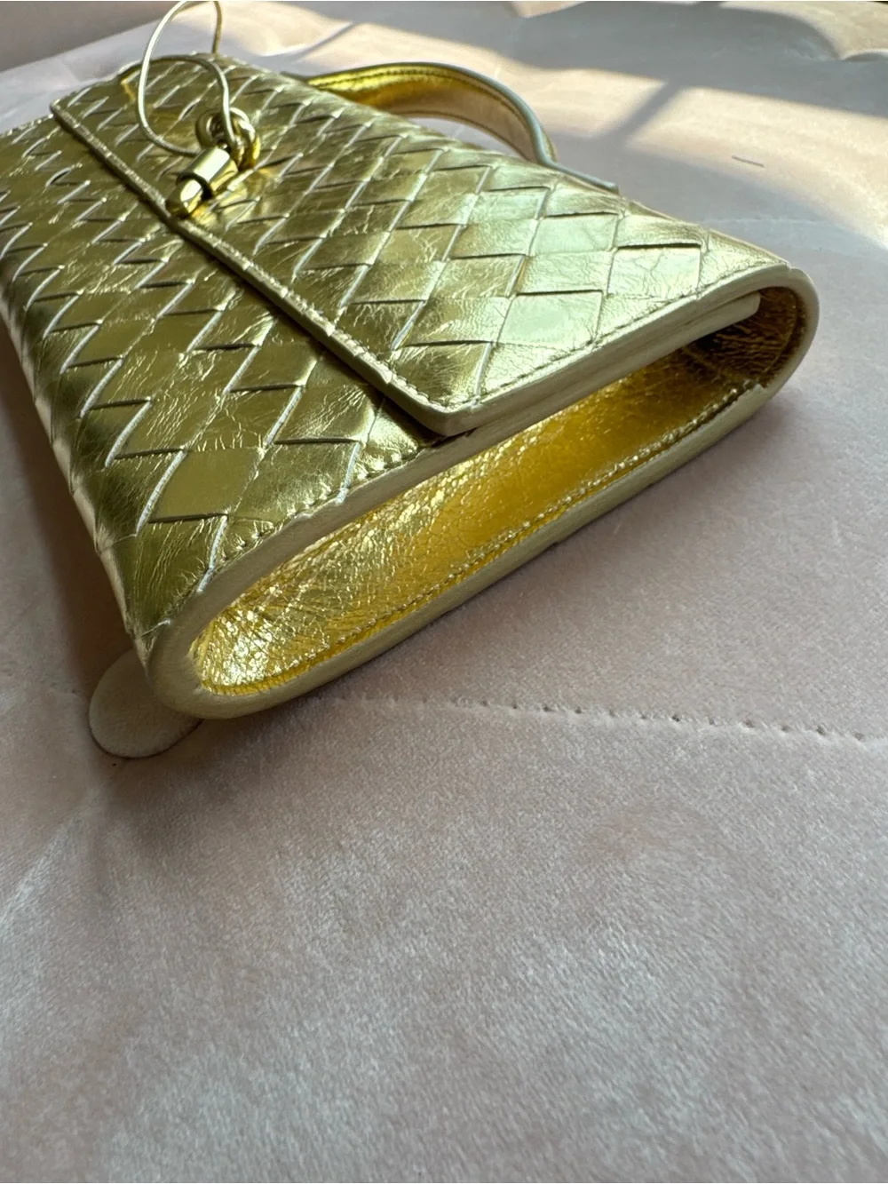 Bottega Veneta Andiamo Intrecciato Clutch Bag